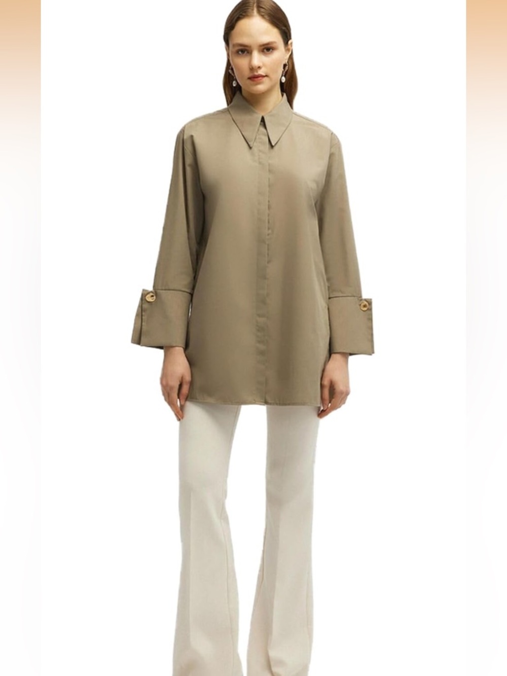 Touche Prive POPLIN Shirt with Wide Cuff